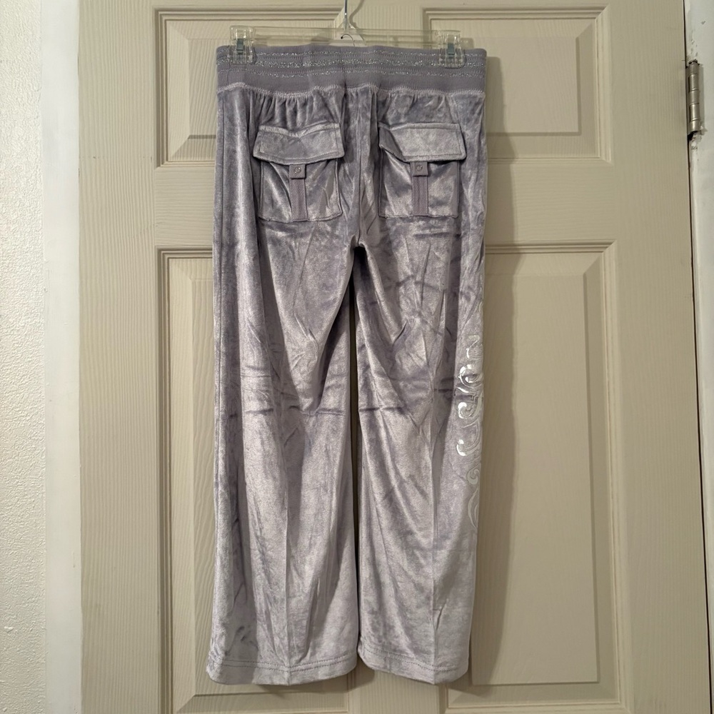 NWT BCBGMAXAZRIA Purple Velour Tracksuit - Picture 8 of 8